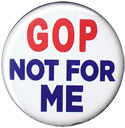 GOP not for me button