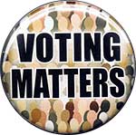 voting matters button