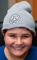 peace beanie hat