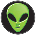 alien pin button