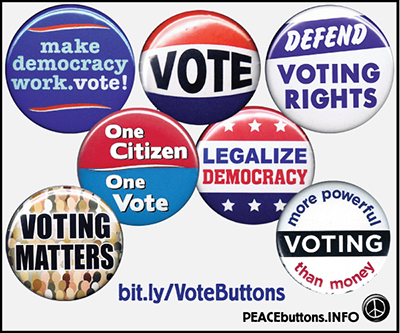 voting rights buttons
