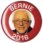 Bernie Sanders for President 2016 button