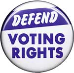 defend voting rights button