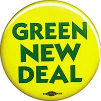 green new deal button