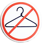No coat hanger aborthions button