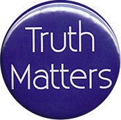 Truth Matters button