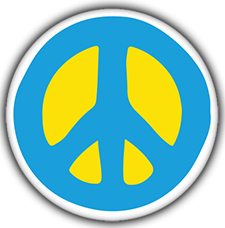 Ukraine Peace button